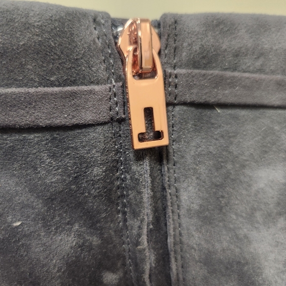 Ted Baker Qatena Suede Heeled Ankle Boots gray Sz 8. New without box - Picture 10 of 13